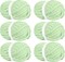 Chunky Chenille Yarn – Fluffy Super Bulky Jumbo Yarn for Hand Knitting & Crochet, Arm Knitting, Chunky Blankets, Cushions & Hats – 6 Pack, Sage Green